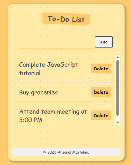 Task Management System Screenshot